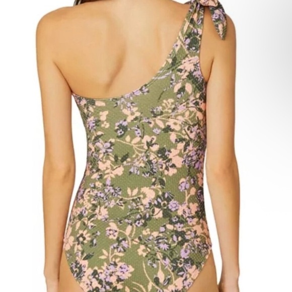 Shoshanna Olive and Lavender Swimsuit - Picture 4 of 7